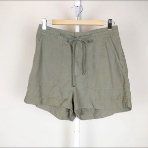 H and M divided army green shorts (tie at waist)